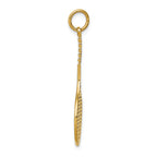 FJC Finejewelers 14k Yellow Gold Tennis Racquet Charm
