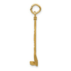 FJC Finejewelers 14k Yellow Gold Hockey Stick Charm