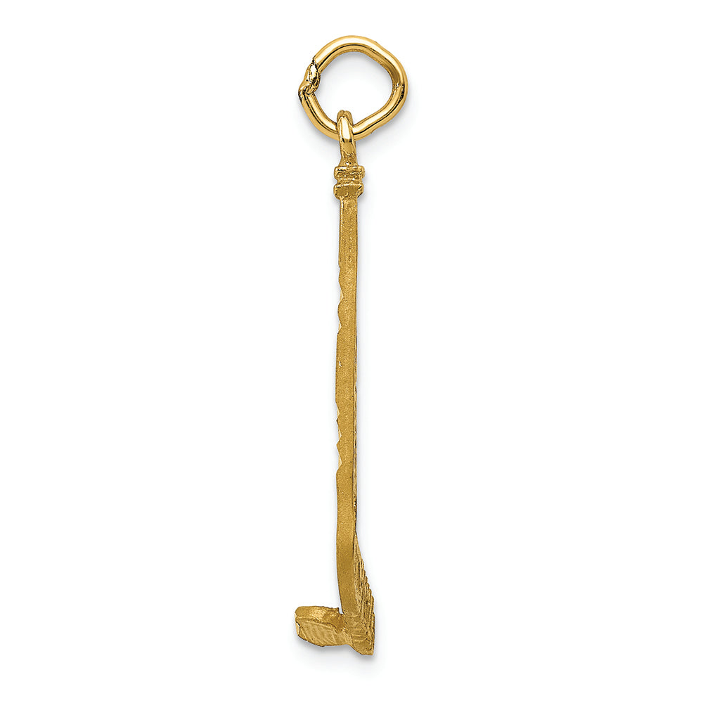 FJC Finejewelers 14k Yellow Gold Hockey Stick Charm