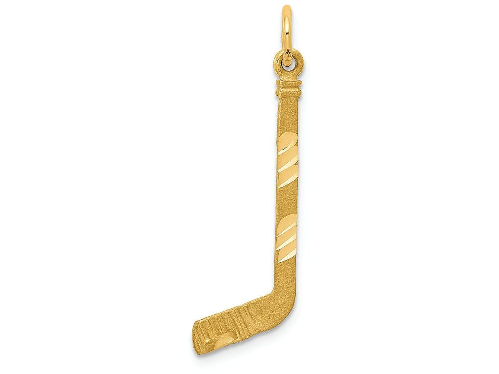 FJC Finejewelers 14k Yellow Gold Hockey Stick Charm