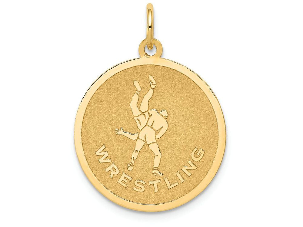 FJC Finejewelers 14k Yellow Gold Wrestling Charm