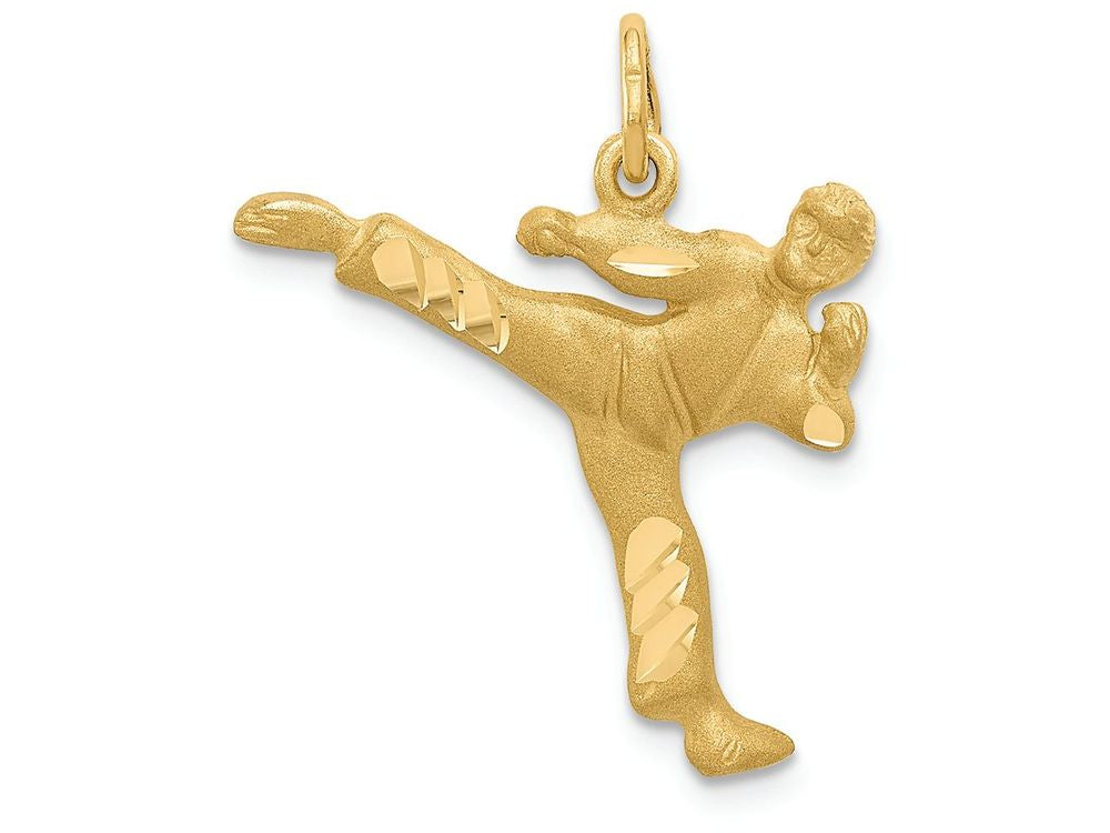 FJC Finejewelers 14k Yellow Gold Male Karate Charm