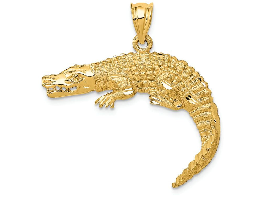 FJC Finejewelers 14k Yellow Gold Alligator Charm