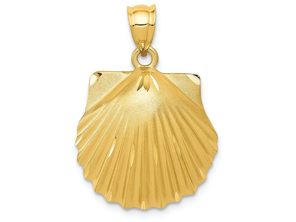 FJC Finejewelers 14k Yellow Gold Seashell Charm