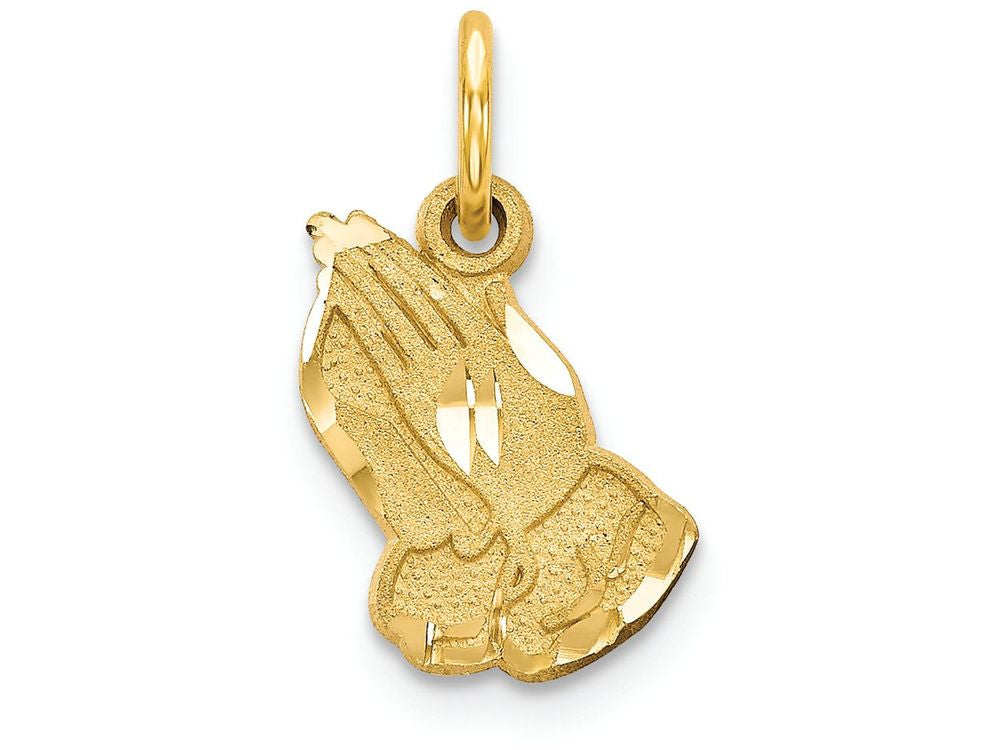 FJC Finejewelers 14k Yellow Gold Praying Hands Charm