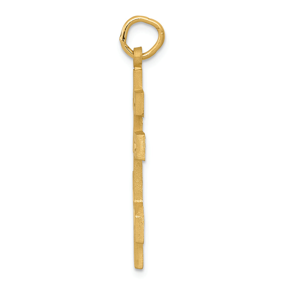 FJC Finejewelers 14k Yellow Gold Eastern Orthodox Cross Charm