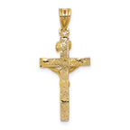 FJC Finejewelers 14k Yellow Gold Inri Crucifix Charm