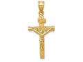 FJC Finejewelers 14k Yellow Gold Inri Crucifix Charm
