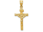 FJC Finejewelers 14k Yellow Gold Inri Crucifix Charm