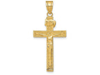 FJC Finejewelers 14k Yellow Gold Inri Crucifix Charm