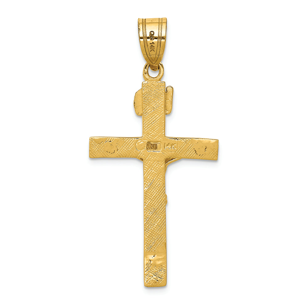 FJC Finejewelers 14k Yellow Gold Inri Crucifix Charm