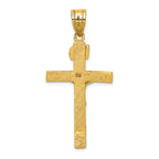FJC Finejewelers 14k Yellow Gold Inri Crucifix Charm