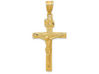 FJC Finejewelers 14k Yellow Gold Inri Crucifix Charm