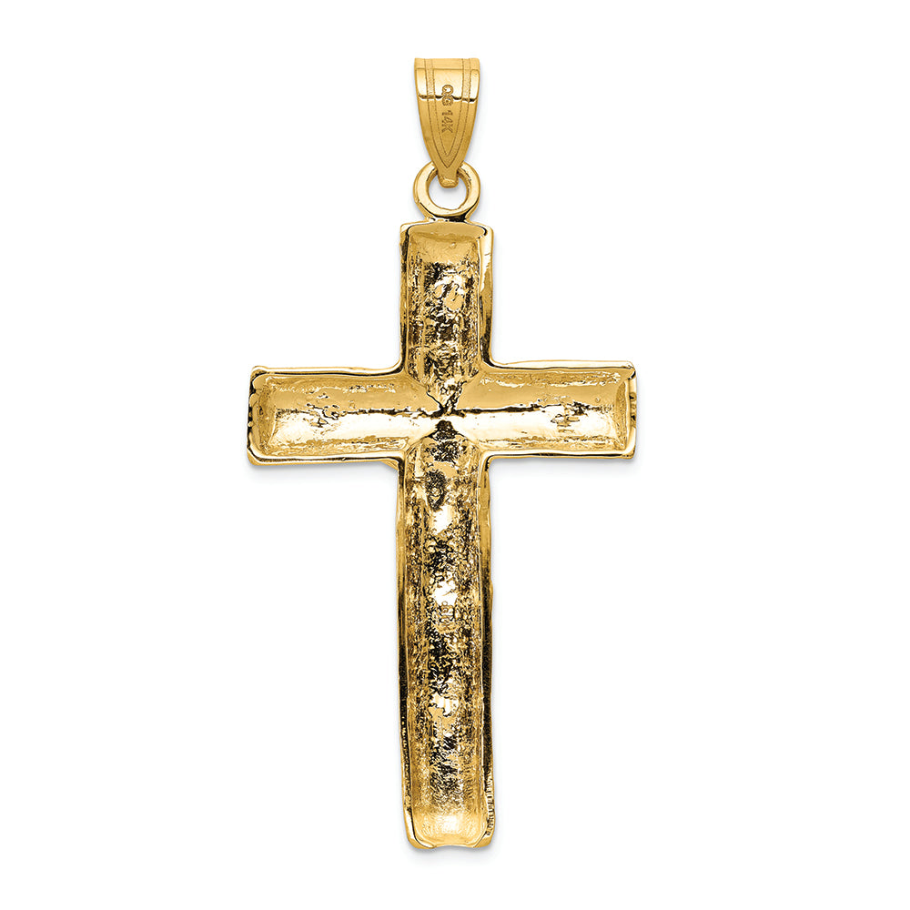 FJC Finejewelers 14k Yellow Gold Crucifix Charm