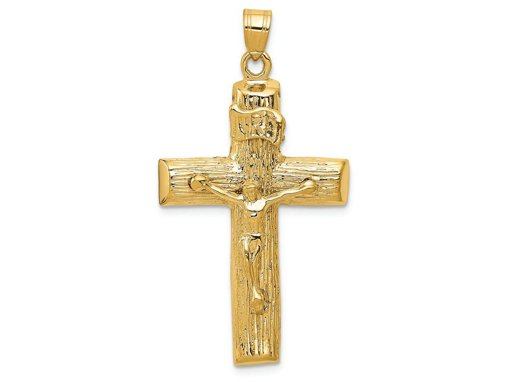 FJC Finejewelers 14k Yellow Gold Crucifix Charm