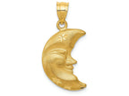 FJC Finejewelers 14k Yellow Gold Moon Charm