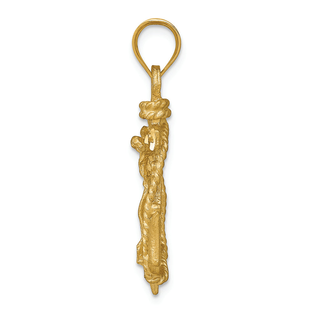 FJC Finejewelers 14k Yellow Gold Mariners Cross Charm
