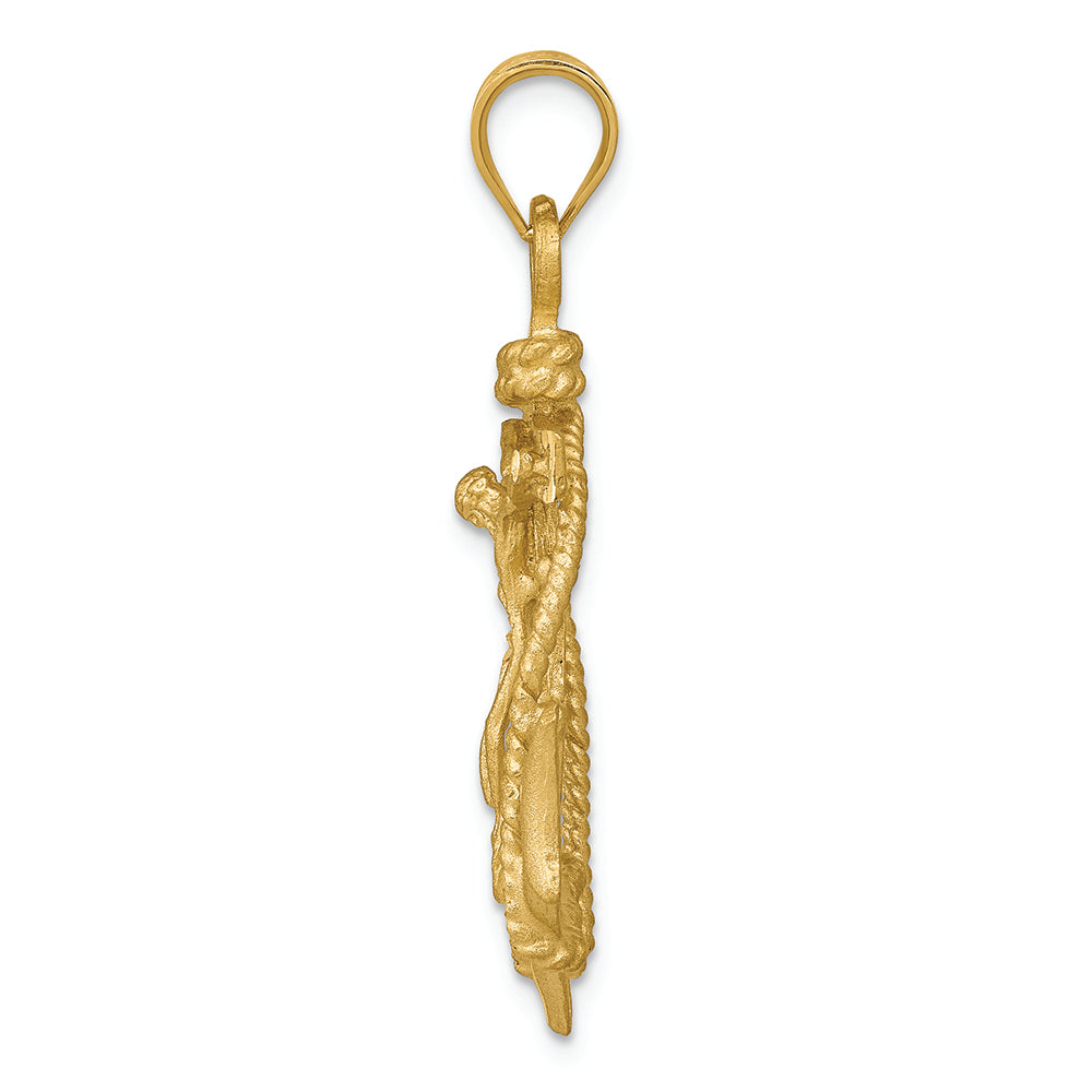 FJC Finejewelers 14k Yellow Gold Mariners Cross Charm