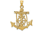 FJC Finejewelers 14k Yellow Gold Mariners Cross Charm