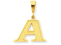 FJC Finejewelers 14k Yellow Gold Initial A Charm