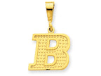 FJC Finejewelers 14k Yellow Gold Initial B Charm