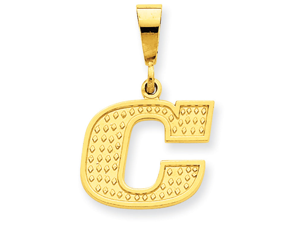 FJC Finejewelers 14k Yellow Gold Initial C Charm