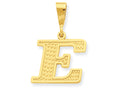 FJC Finejewelers 14k Yellow Gold Initial E Charm