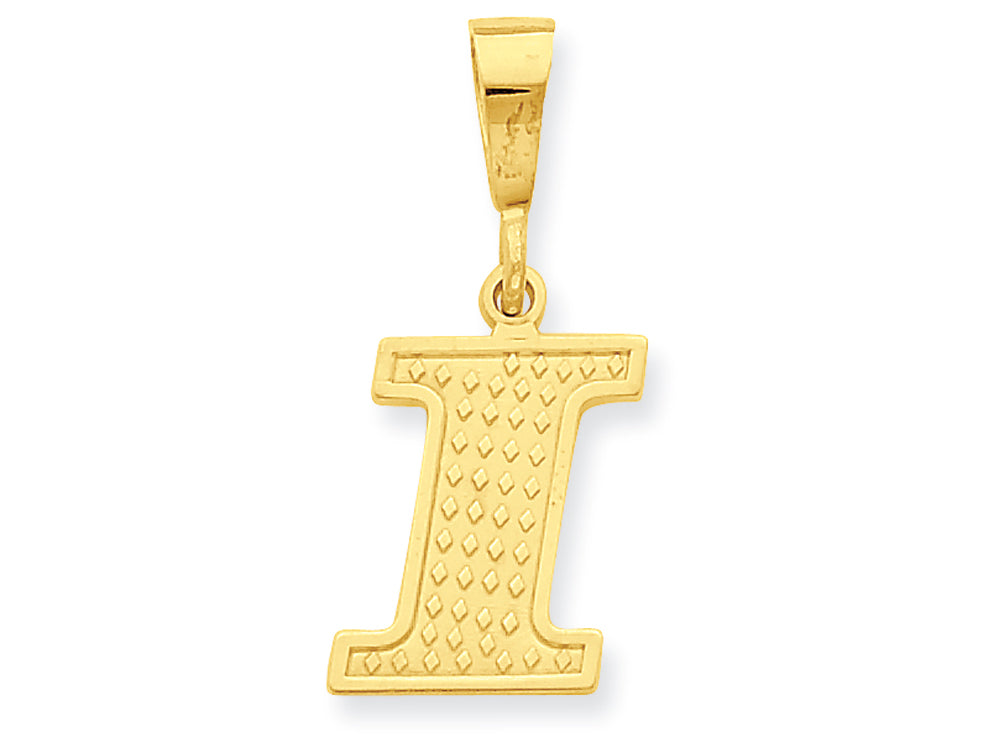 FJC Finejewelers 14k Yellow Gold Initial I Charm