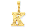 FJC Finejewelers 14k Yellow Gold Initial K Charm