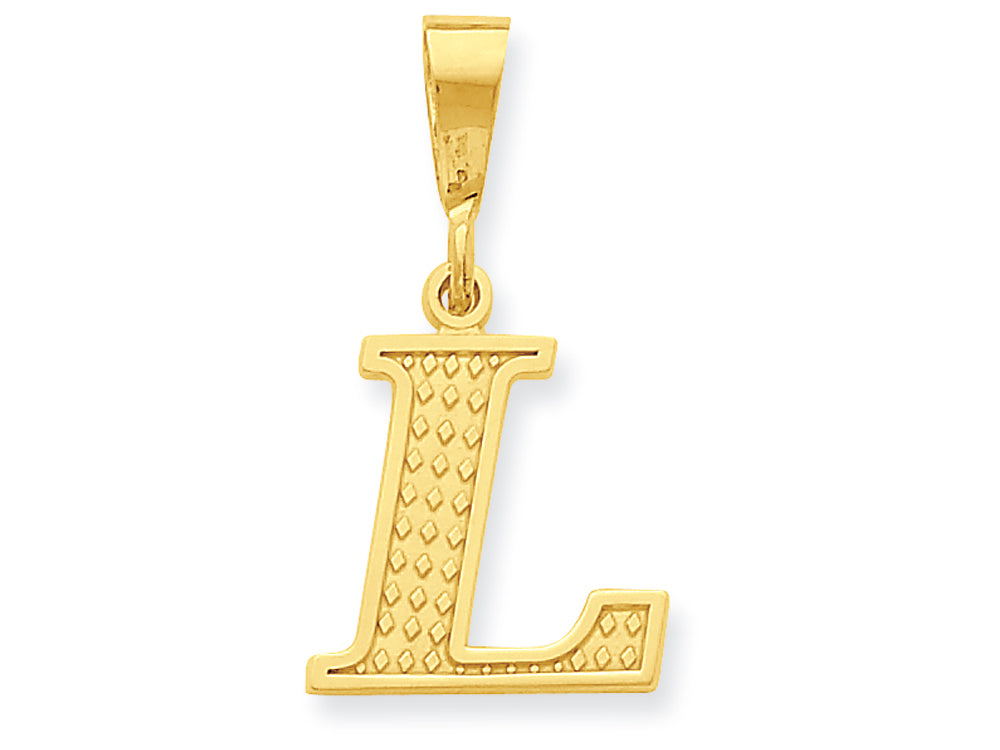 FJC Finejewelers 14k Yellow Gold Initial L Charm