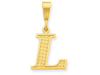 FJC Finejewelers 14k Yellow Gold Initial L Charm
