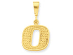 FJC Finejewelers 14k Yellow Gold Initial O Charm