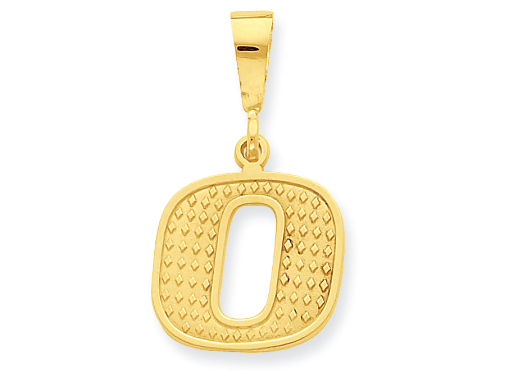 FJC Finejewelers 14k Yellow Gold Initial O Charm