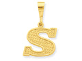 FJC Finejewelers 14k Yellow Gold Initial S Charm