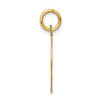 FJC Finejewelers 14k Yellow Gold Confirmation with Dove Medal Charm