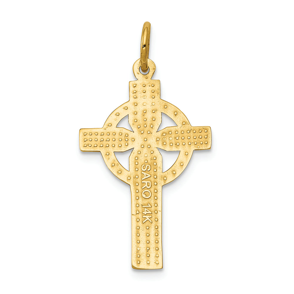 FJC Finejewelers 14k Yellow Gold Celtic Cross Charm