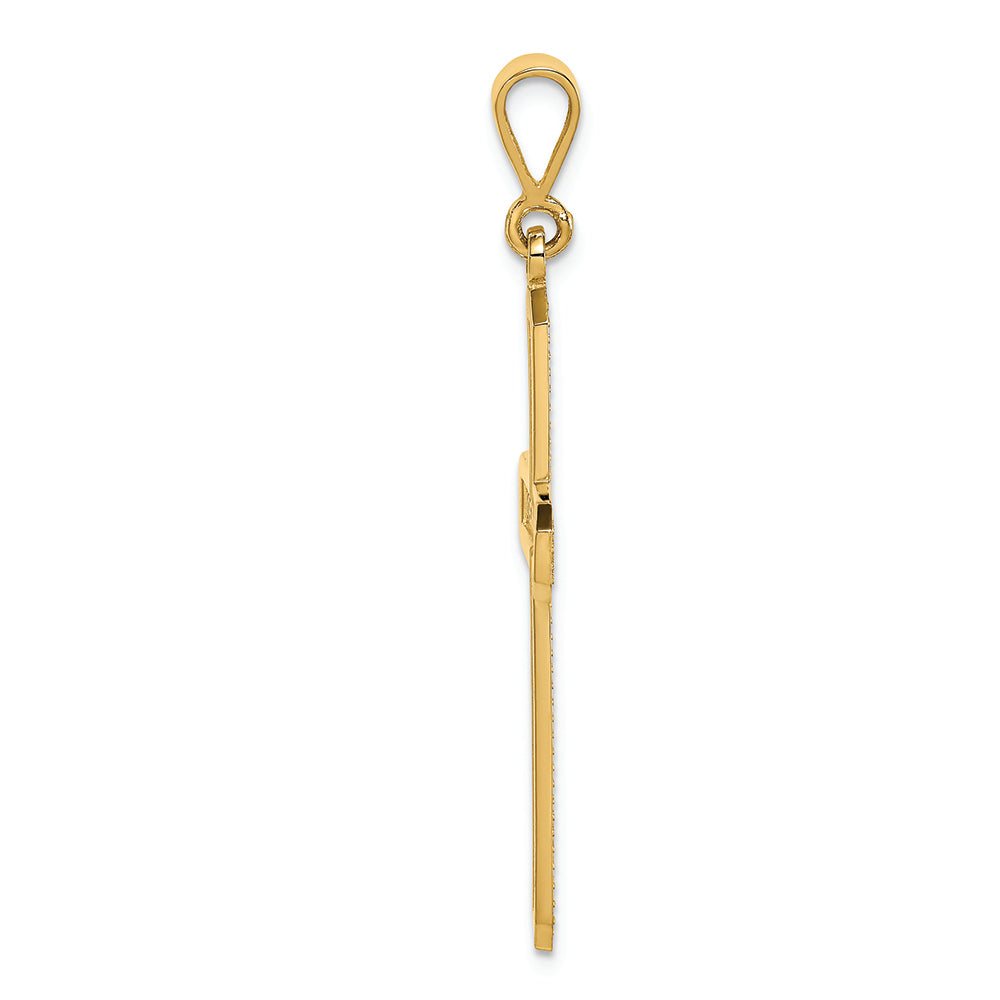 FJC Finejewelers 14k Yellow Gold Cross Charm