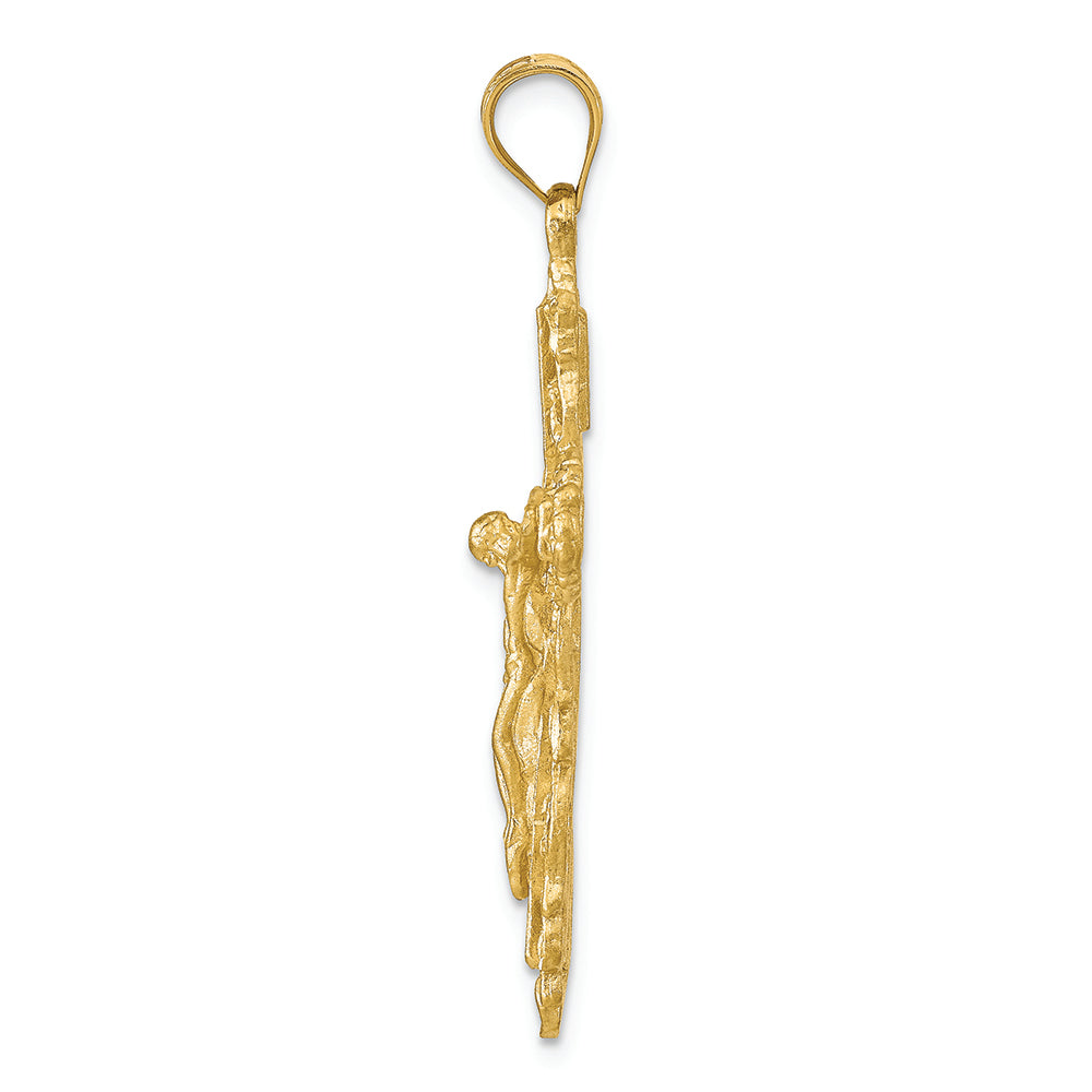 FJC Finejewelers 14k Yellow Gold Crucifix Charm