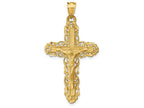 FJC Finejewelers 14k Yellow Gold Crucifix Charm