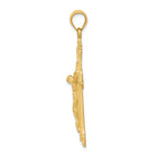 FJC Finejewelers 14k Yellow Gold Crucifix Charm