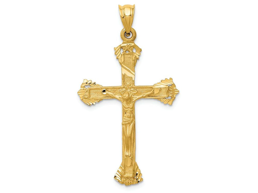 FJC Finejewelers 14k Yellow Gold Crucifix Charm