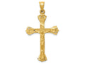 FJC Finejewelers 14k Yellow Gold Crucifix Charm