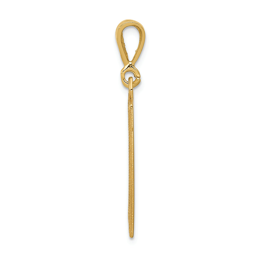 FJC Finejewelers 14k Yellow Gold Caduceus Charm
