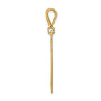 FJC Finejewelers 14k Yellow Gold Caduceus Charm