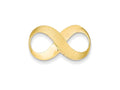 FJC Finejewelers 14k Yellow Gold Figure Eight Infinity Polished Chain Slide