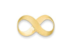 FJC Finejewelers 14k Yellow Gold Figure Eight Infinity Polished Chain Slide