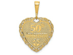 FJC Finejewelers 14k Yellow Gold 50th Anniversary Charm