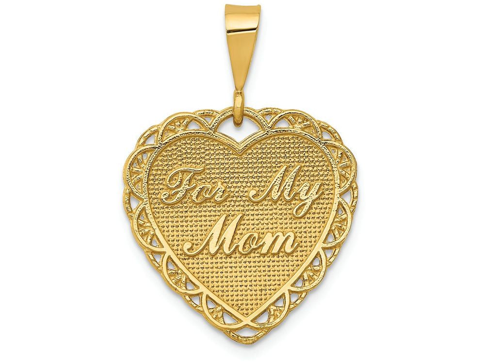 FJC Finejewelers 14k Yellow Gold For My Mom Charm