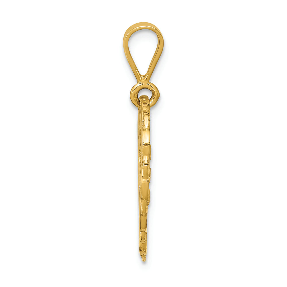 FJC Finejewelers 14k Yellow Gold For My Wonderful Sister Charm