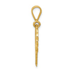 FJC Finejewelers 14k Yellow Gold For My Wonderful Sister Charm